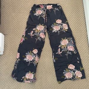 Floral Wide Leg Pant
